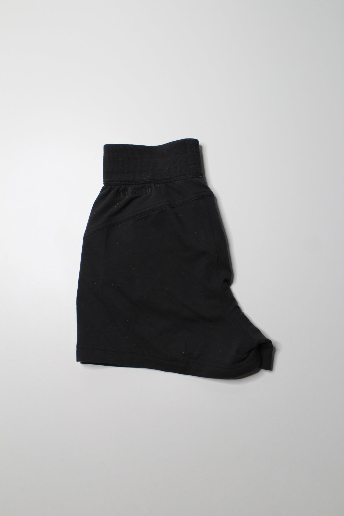 Lululemon black confetti high rise shorts, no size. Fits like 2 *embroiderered