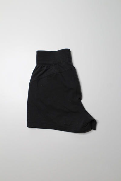 Lululemon black confetti high rise shorts, no size. Fits like 2 *french terry cotton