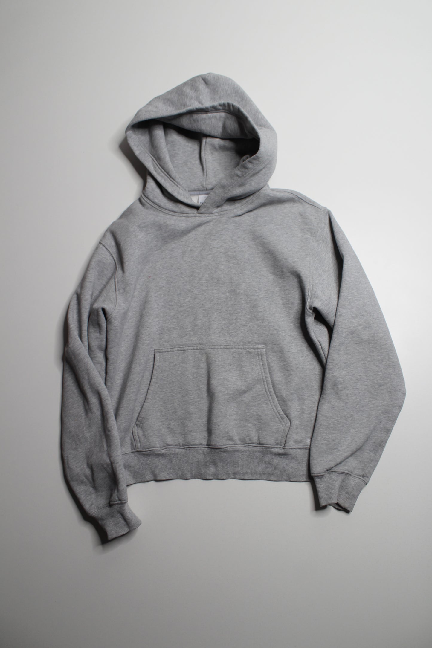 Aritzia TNA heathered grey sweat fleece COZY ‘perfect fit’ hoodie, size small (oversized fit)