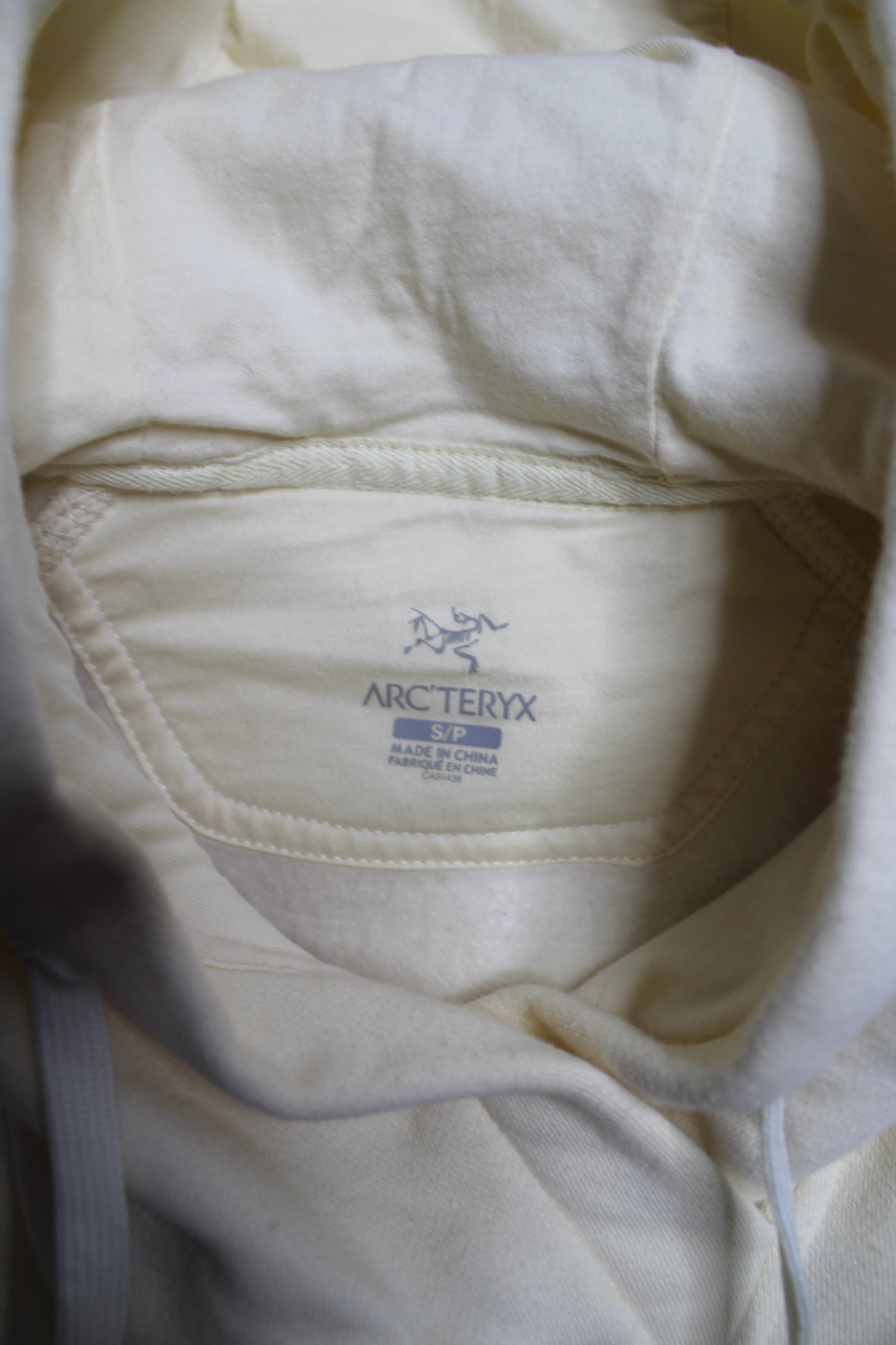 Arc’teryx hoodie, size small