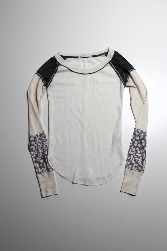 Free People waffle long sleeve, size small
