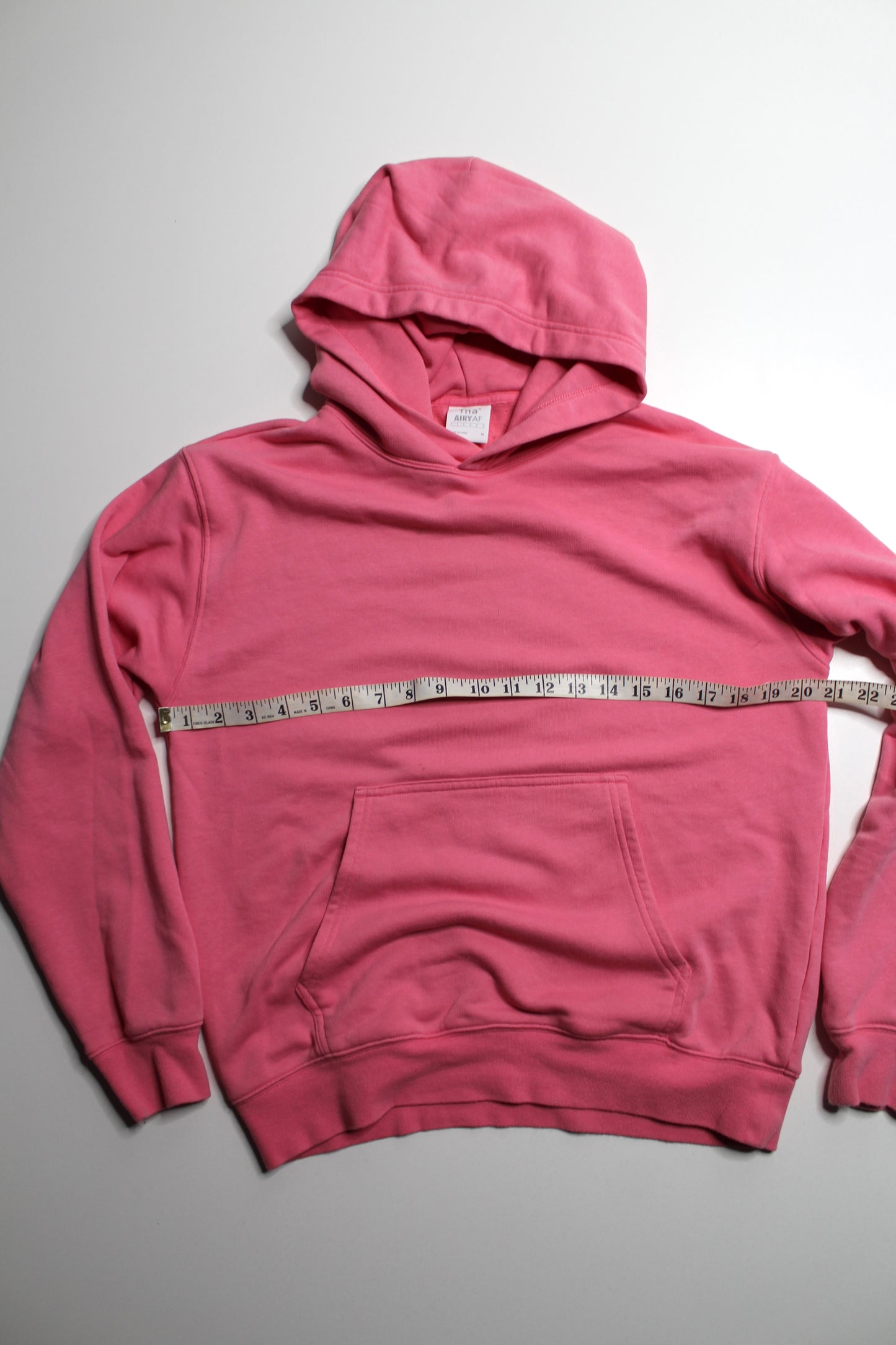 Aritzia TNA pink AIRY AF hoodie, size medium