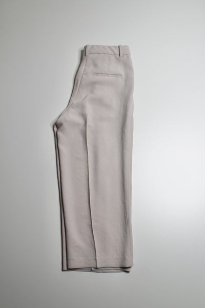 Aritzia wilfred ashen effortless wide leg cropped pant, size 8