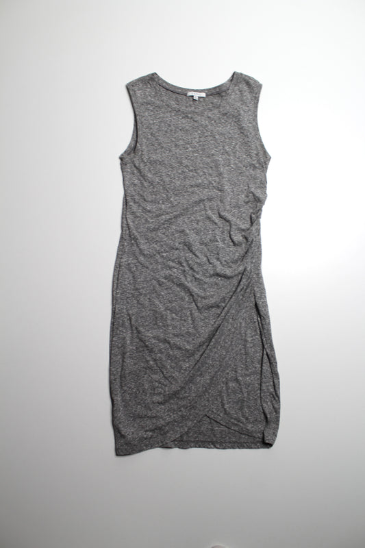 Z Supply grey faux wrap tank dress, size small