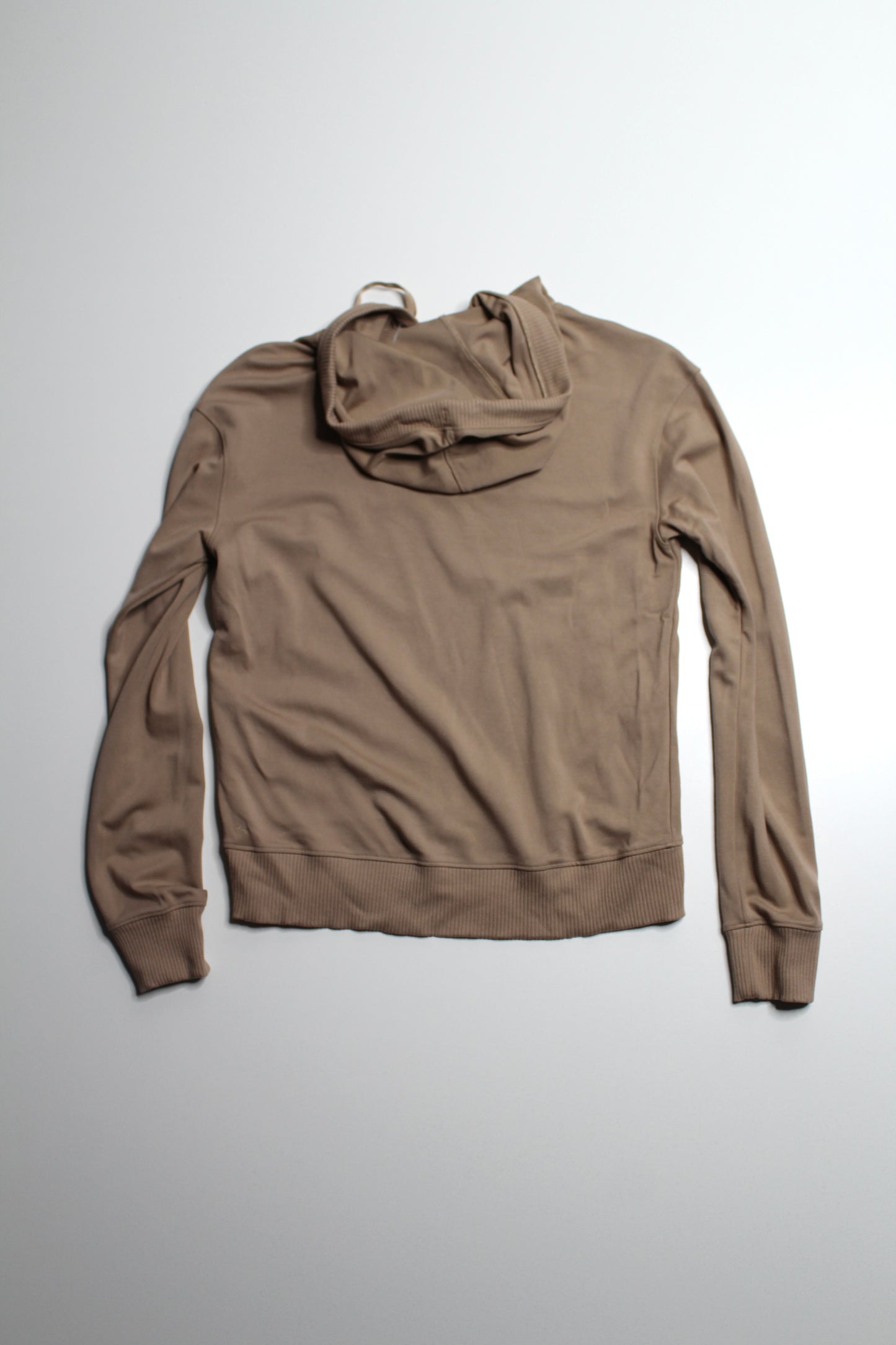 Travis Mathew women's tan 1/4 zip 'horizon'  hoodie, size xs (relaxed fit)