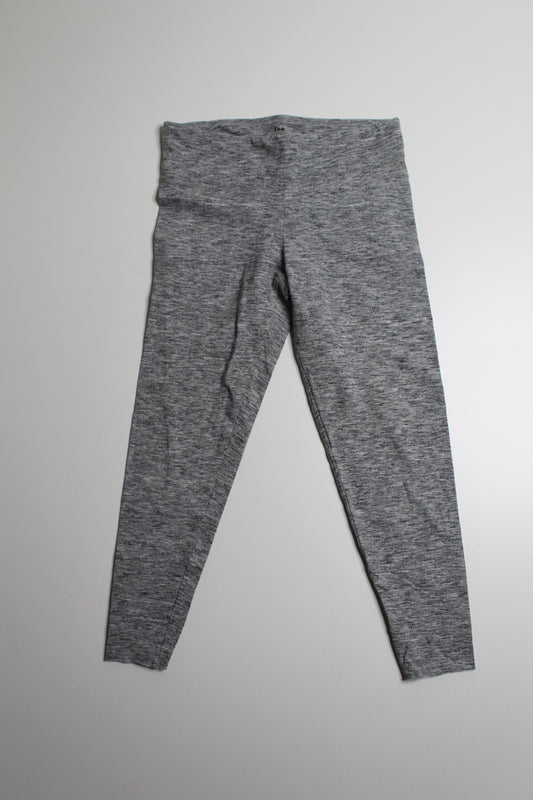 Aritzia TNA heathered grey cropped cotton leggings, size small (additional 50% off)