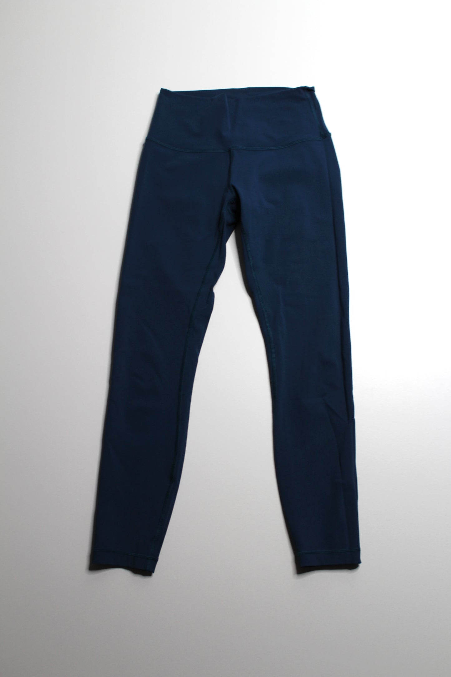 Lululemon turquoise ‘wunder under’ leggings, size 6 (25”)