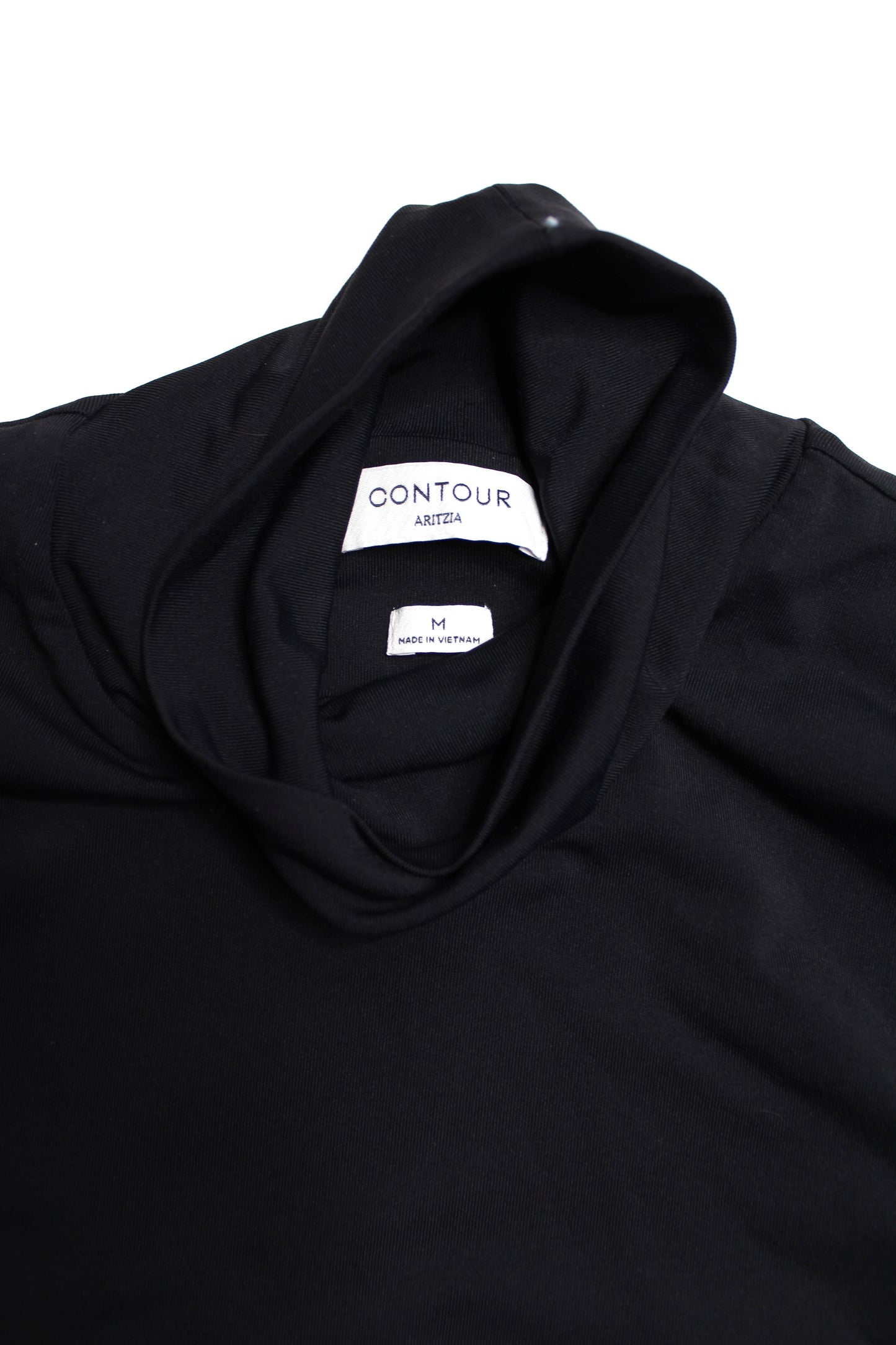 Aritzia Black turtleneck ‘contour’ bodysuit, size medium