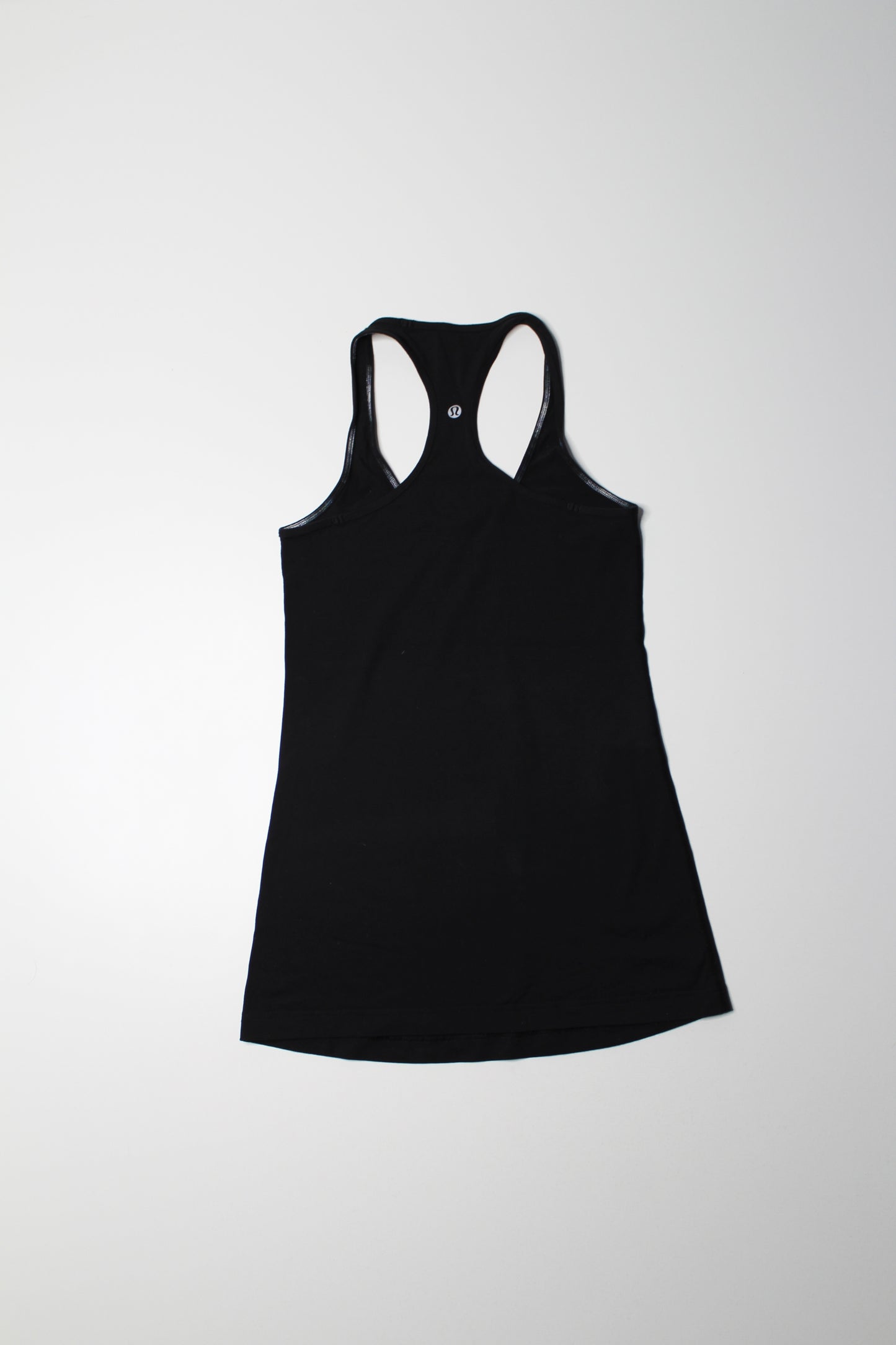 Lululemon black ‘cool racer back’ tank, size 6