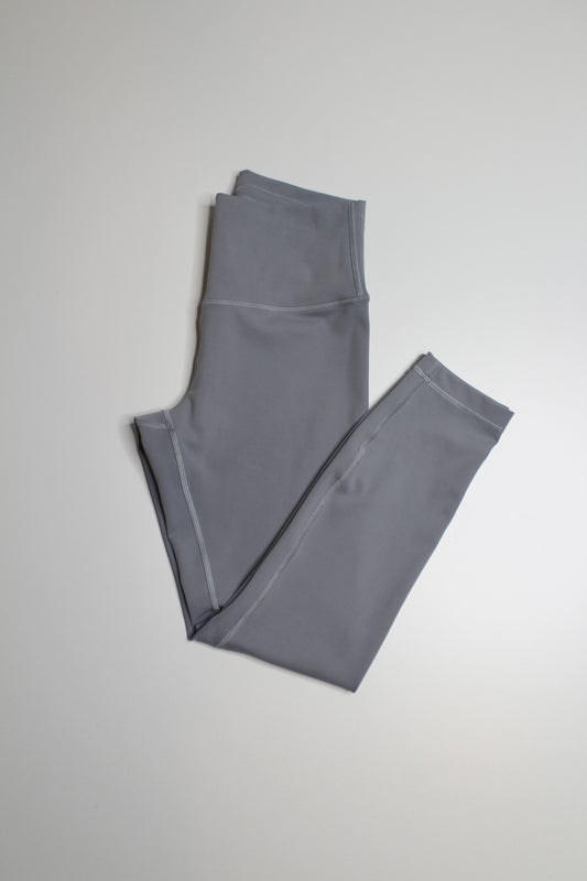 Lululemon rhino grey wunder train tight, size 8 (25")