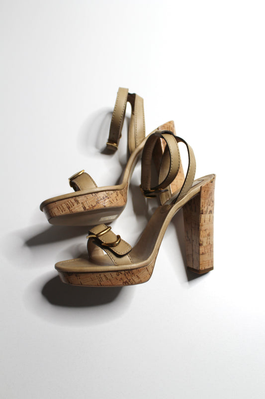 Stella McCartney cork platform sandals, size 40.5