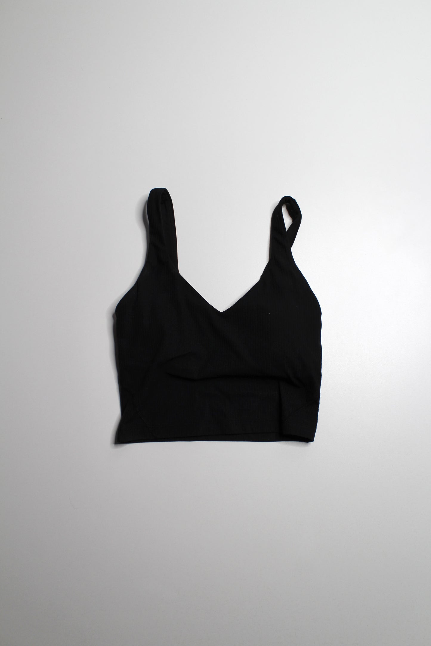 Lululemon black ribbed ‘align’ tank, size 0 (fits 0/2)