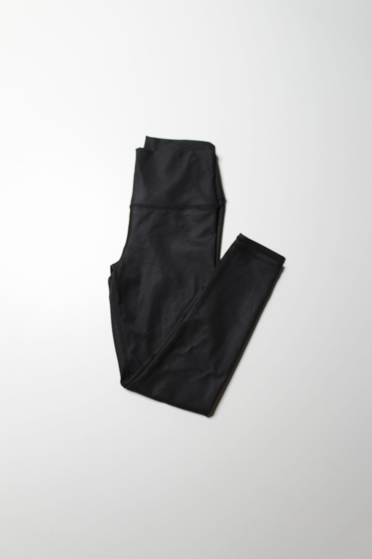 Alo Yoga black shimmer high rise leggings, size small (24") (price reduced: was $58)