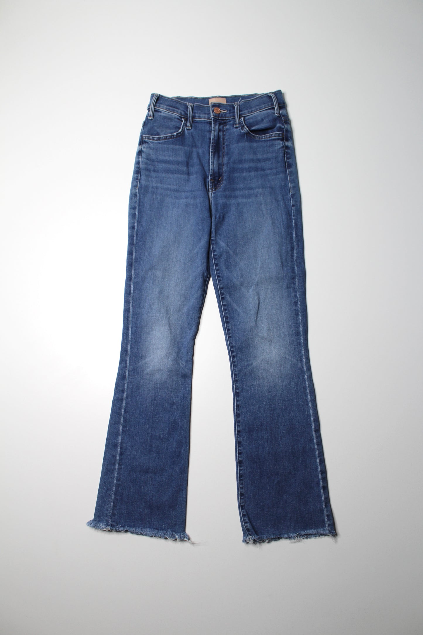 Mother healing jar ‘the hustler ankle fray’ jeans, size 26 (28”)