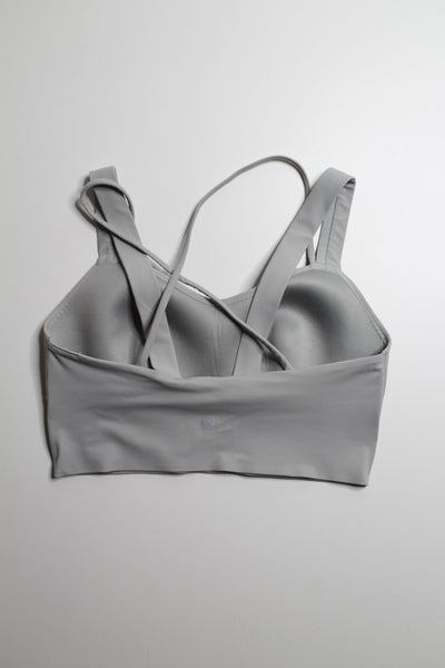 Lululemon light grey like a cloud long line bra, no size. Fits like size 8