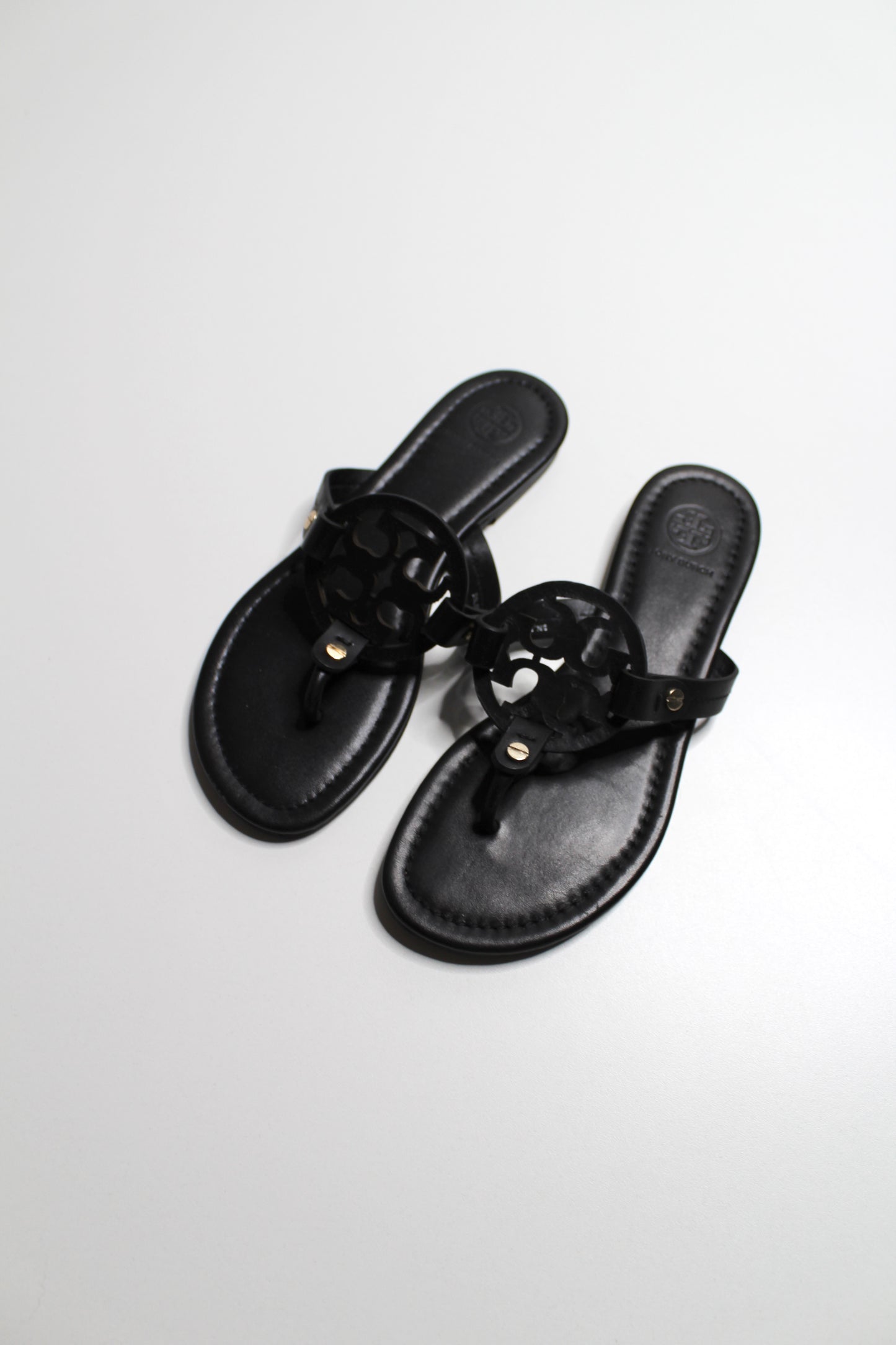Tory Burch black sandals, size 38 (size 7.5)