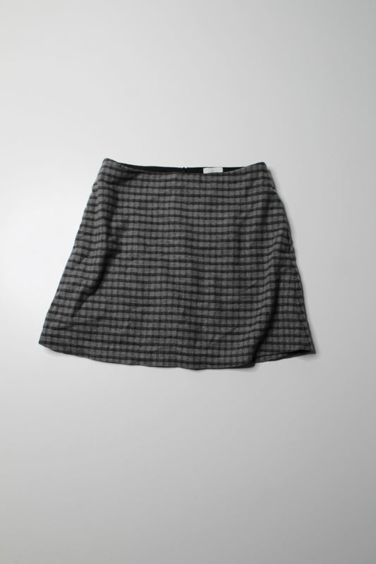 Aritzia Wilfred plaid mini skirt, size small