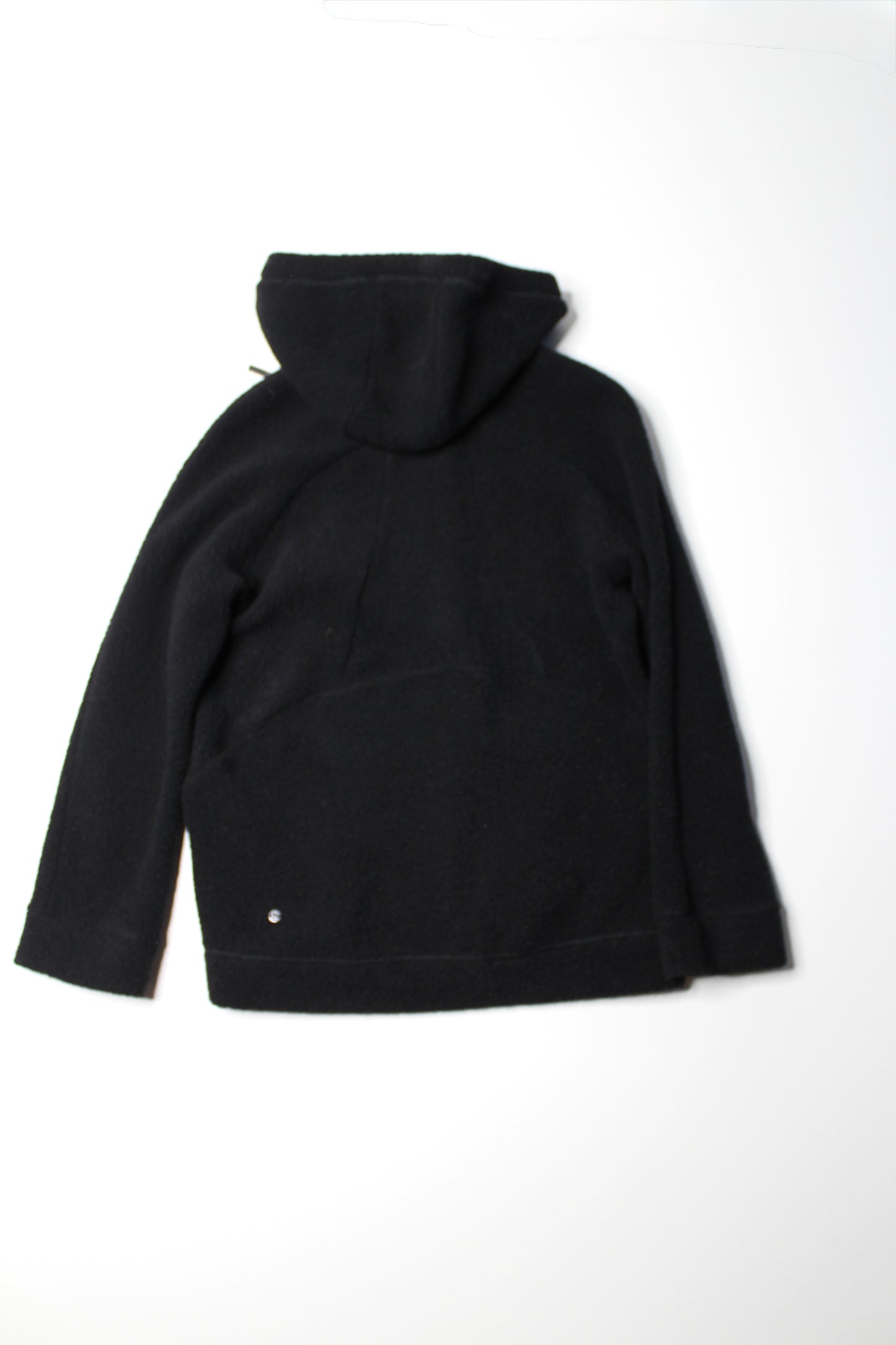 Lululemon black oversized ‘so sherpa’ hooded jacket, size 2 (fits 2/4) (sale: was $68)