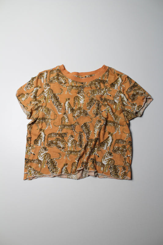 Anthropologie Maeve wild cats t shirt, size small