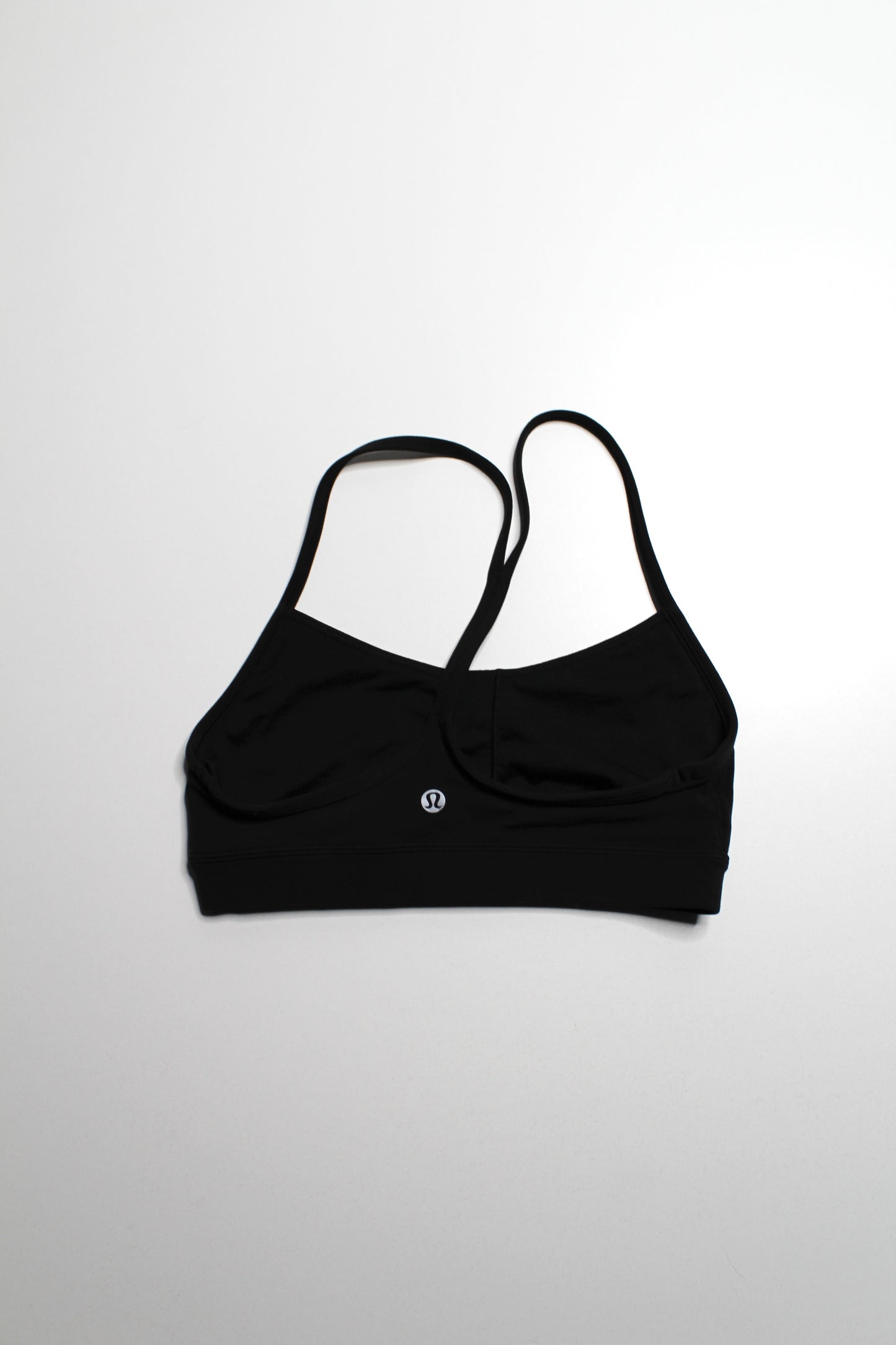 Lululemon black ‘flow y’ bra, size 4 *nulu
