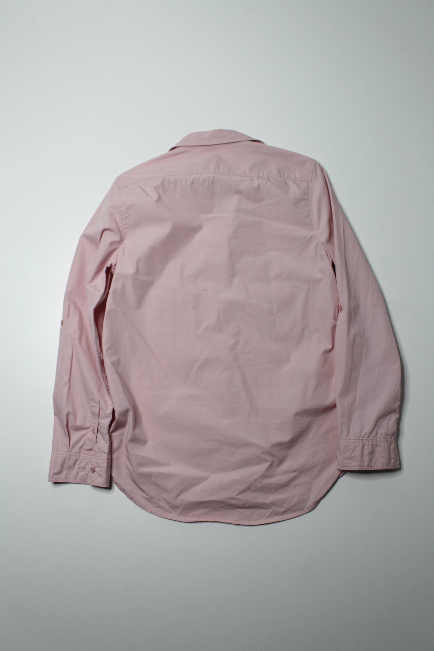 Aritzia Wilfred Free pink button up cotton blouse, size xs (loose fit)