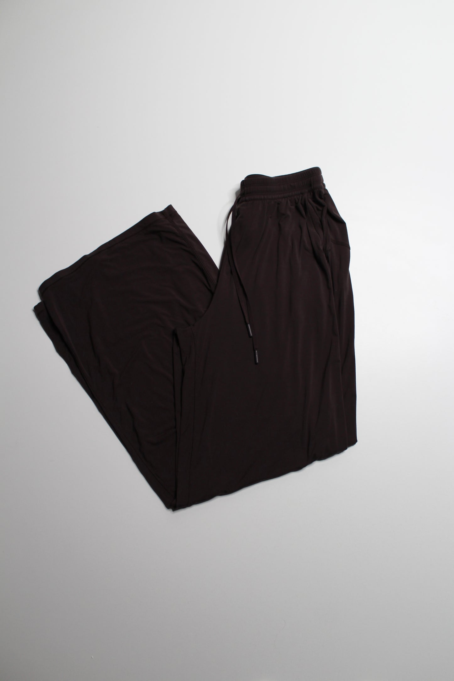 Lululemon espresso ‘modal high rise wide leg lounge’ pant, size 6