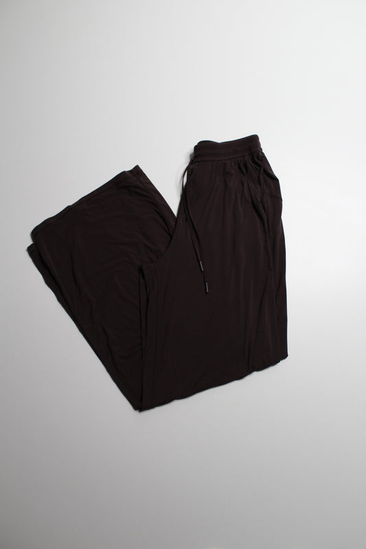 Lululemon espresso ‘modal high rise wide leg lounge’ pant, size 6