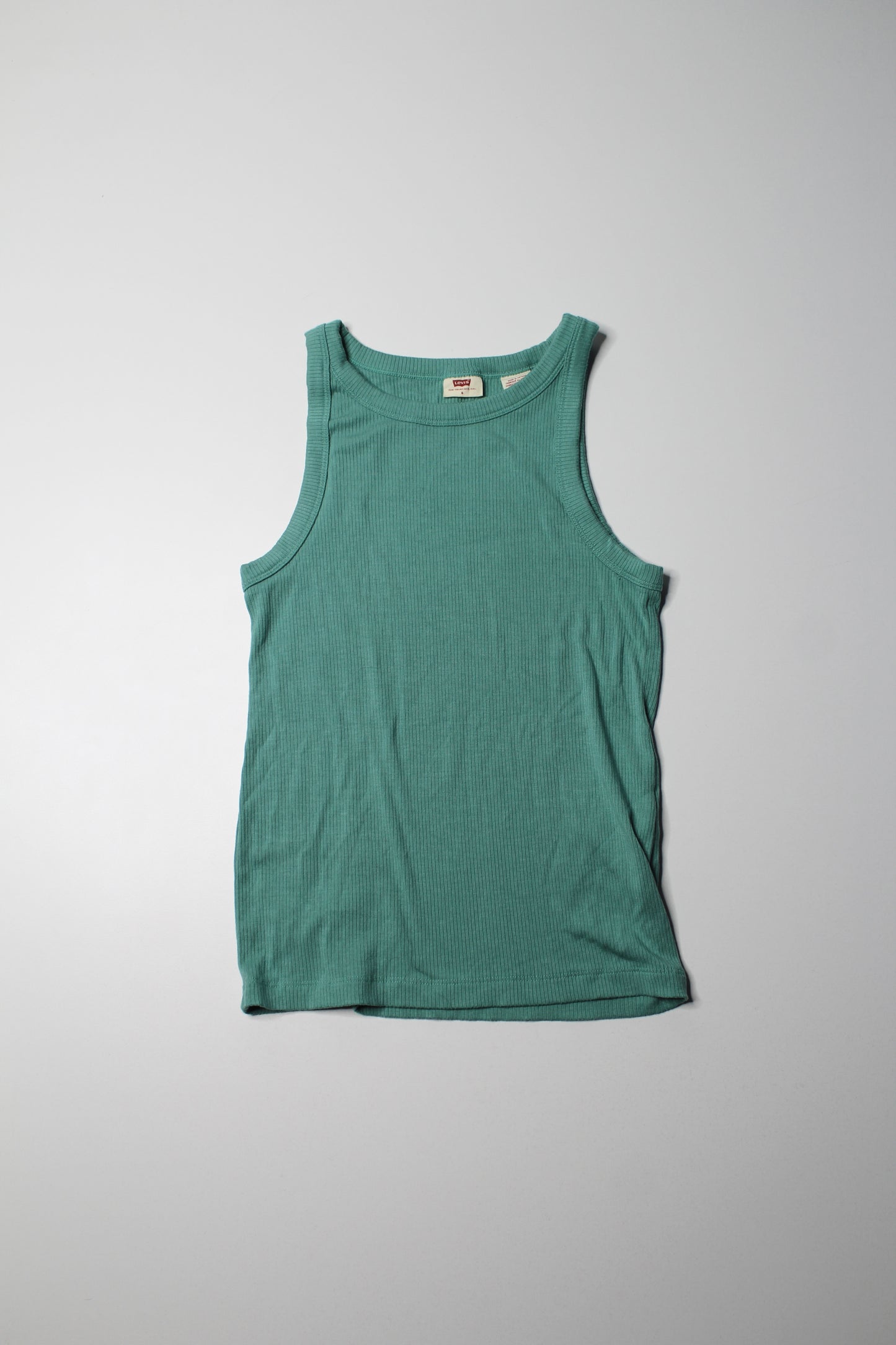 Levi’s green ribbed tank, size small
