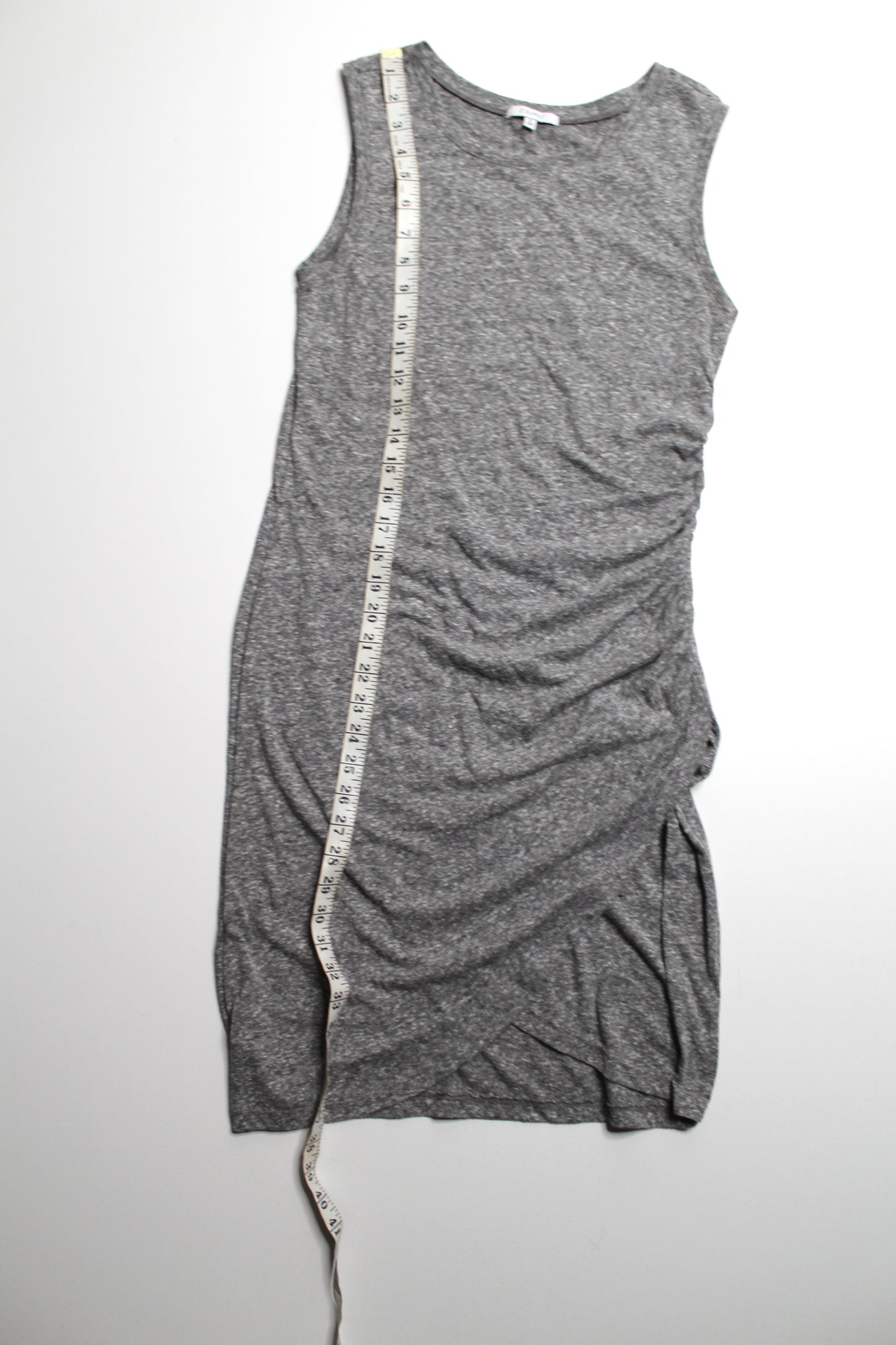 Z Supply grey faux wrap tank dress, size small
