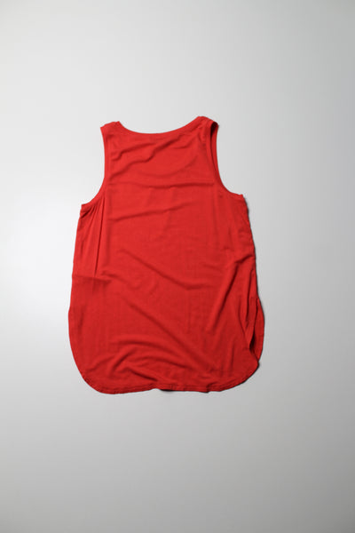 Aritzia blood orange Babaton tank, size xxs (oversized loose fit)