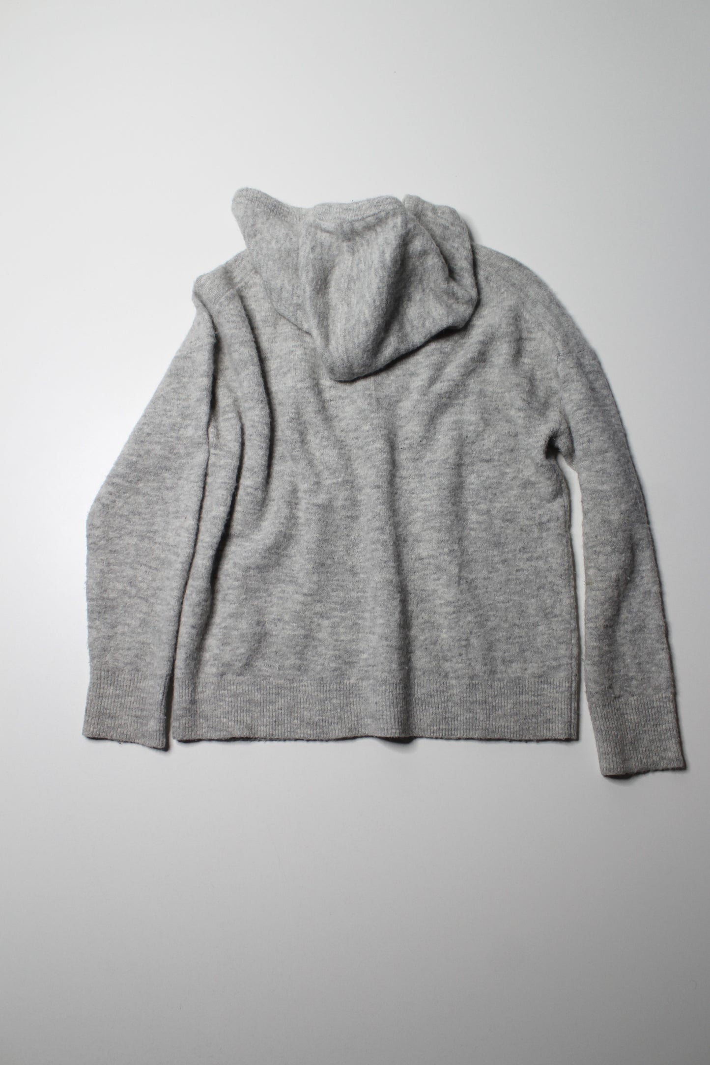 Aritzia Babaton the Group light grey wool blend pullover hoodie, size xxs (oversized fit) fits like small