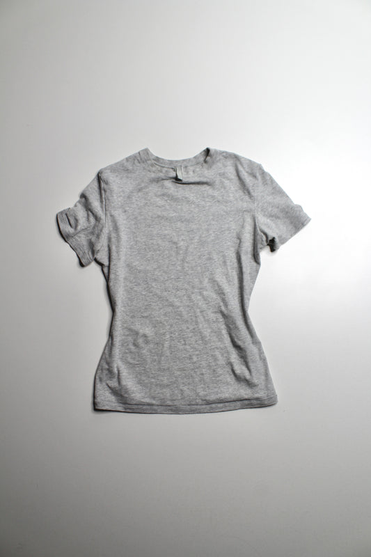 Skims grey cropped t shirt, size xs