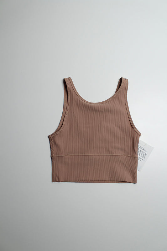 Lululemon ‘power pivot’ tank, size 6 *new with tags *ribbed