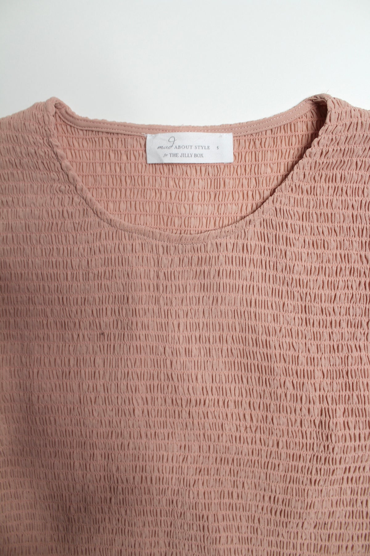 Mad About Style x Jillian Harris Jilly Box misty rose ‘grace’ midi dress, size small