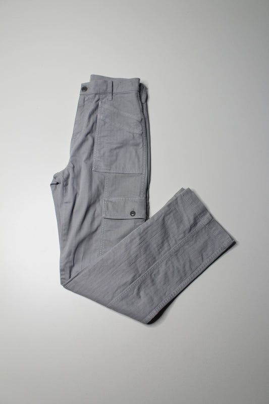 Madewell light grey ‘90s cargo straight leg pant, size 26 (was $25)