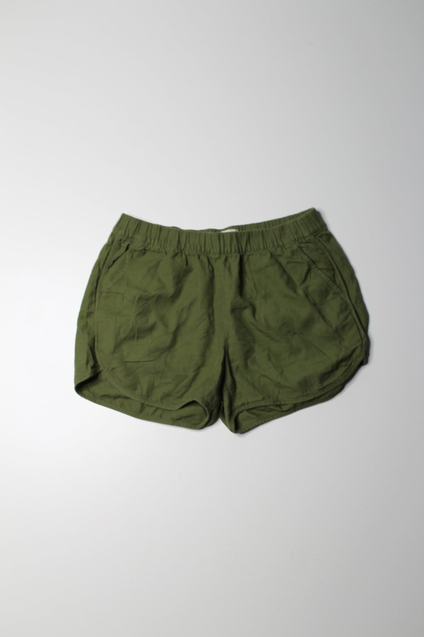 Madewell olive green cotton shorts, size xs (relaxed fit) (50% off)