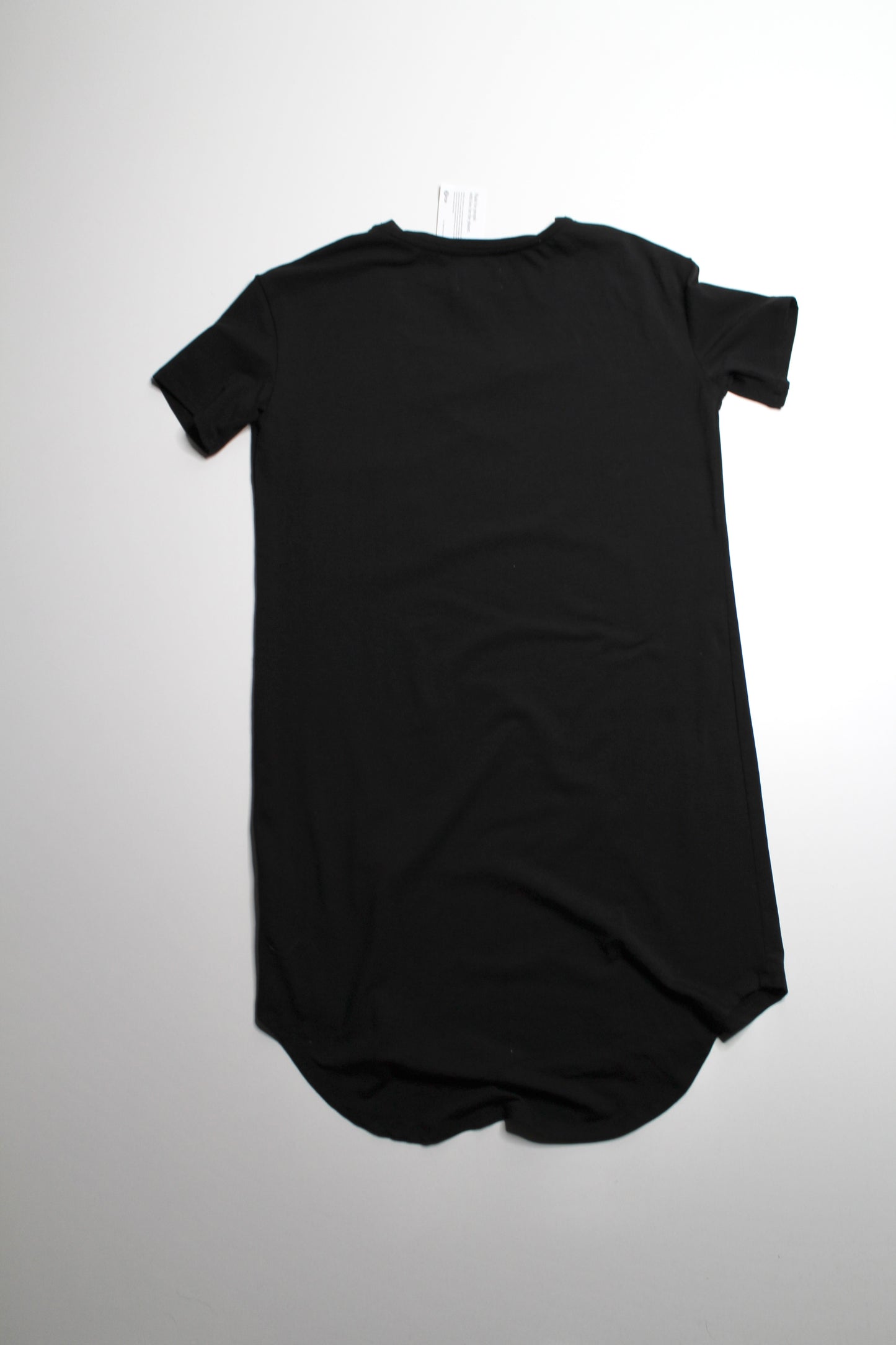 Rowe black tencel lounge t shirt dress, size xs (oversized fit) fits xs/small