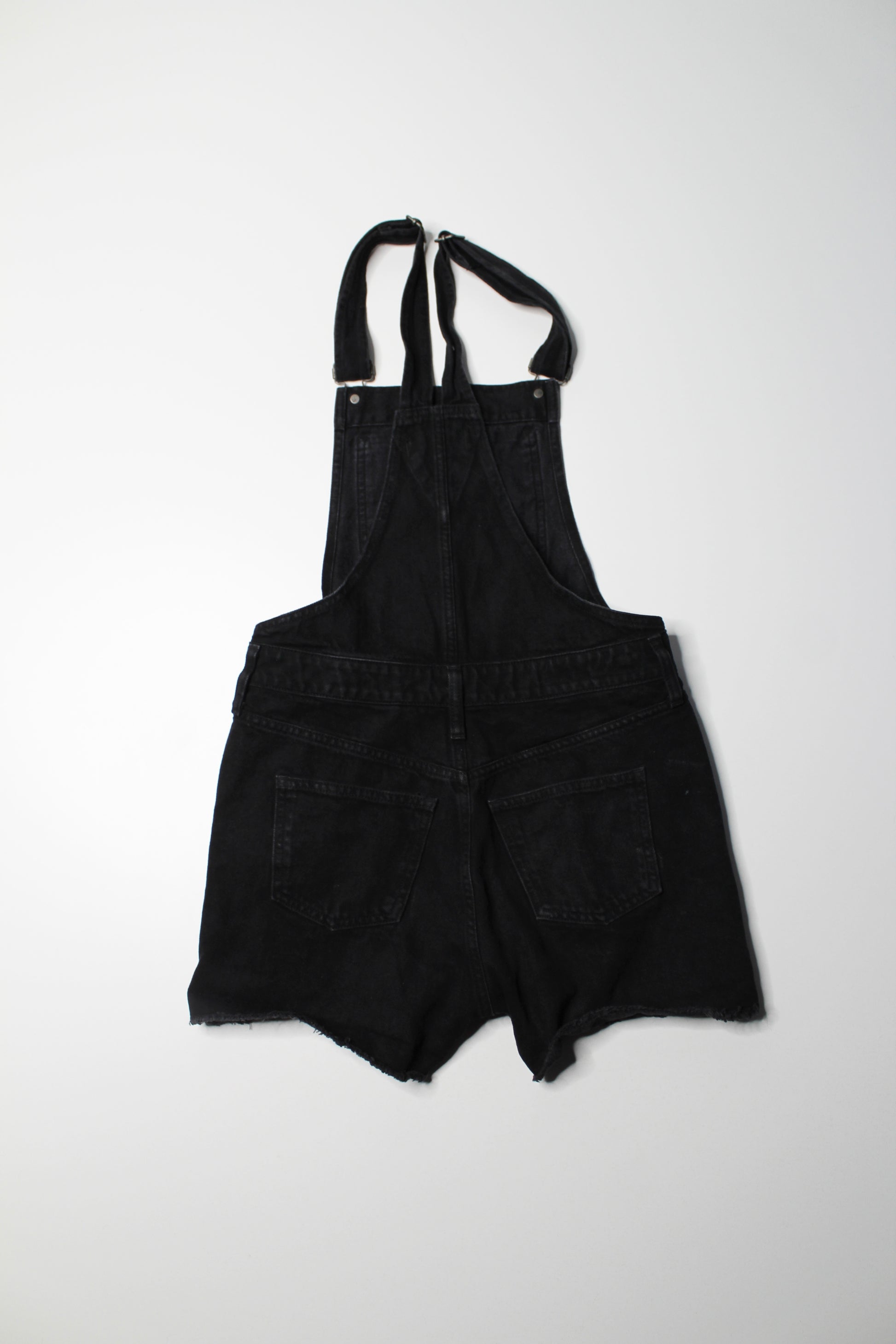 Madewell Black Denim Short Overalls Madewell Washed Black Shorts