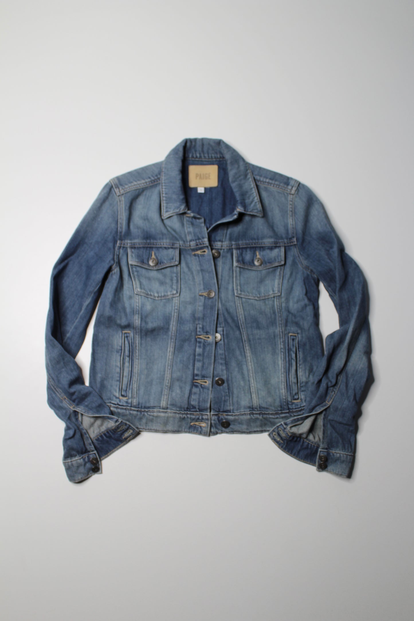 PAIGE denim jacket, size small (loose fit)