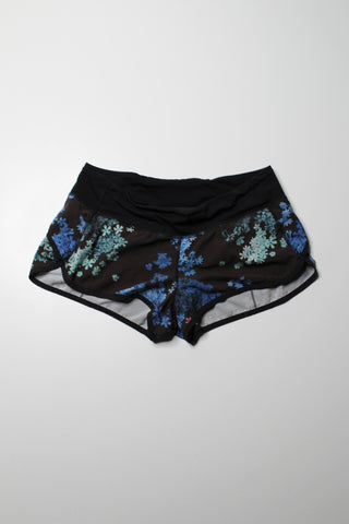 Lululemon floral‘speed’ shorts, size 8