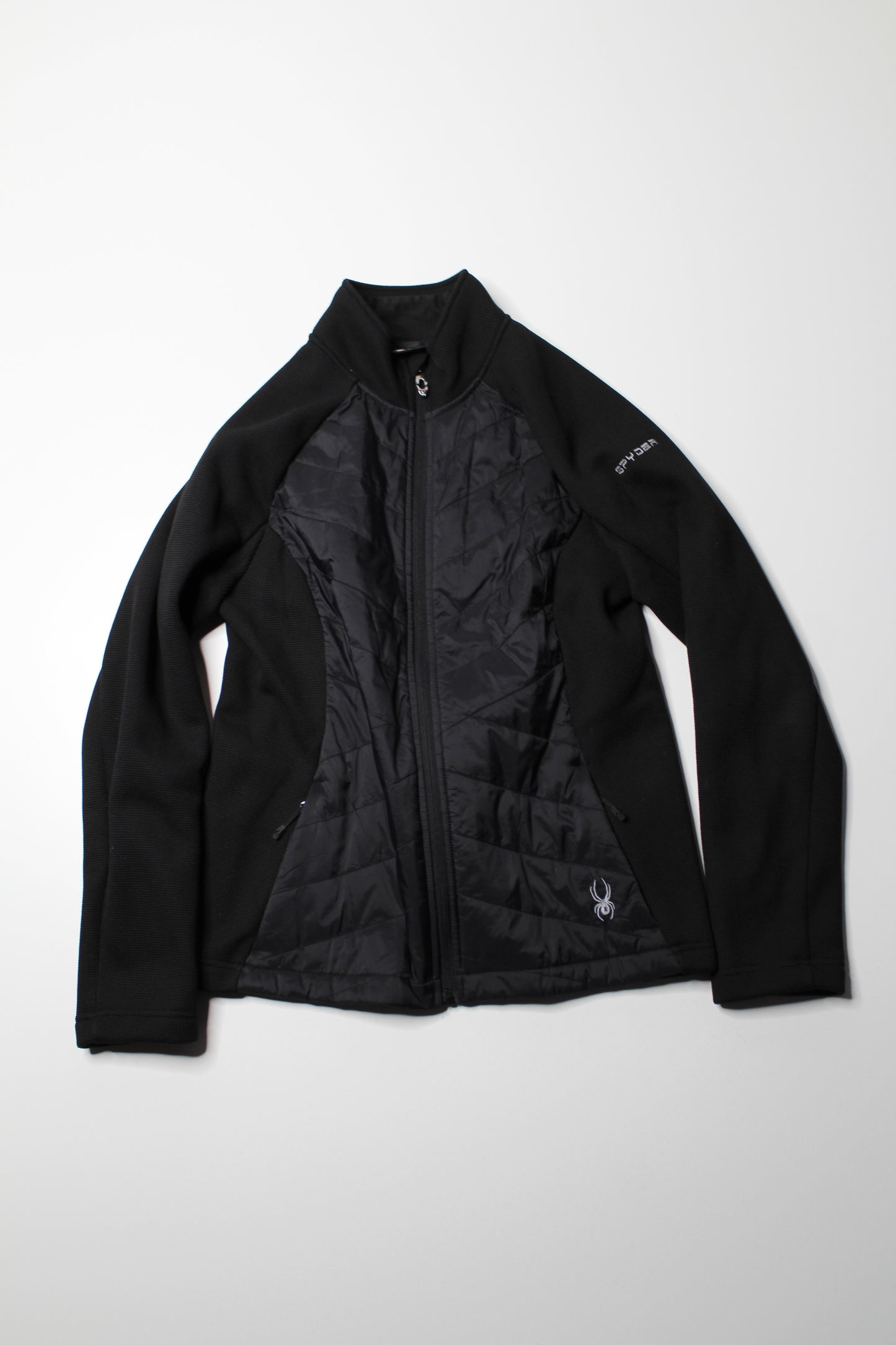 Spyder black ‘Nova’ full zip up track jacket, size medium