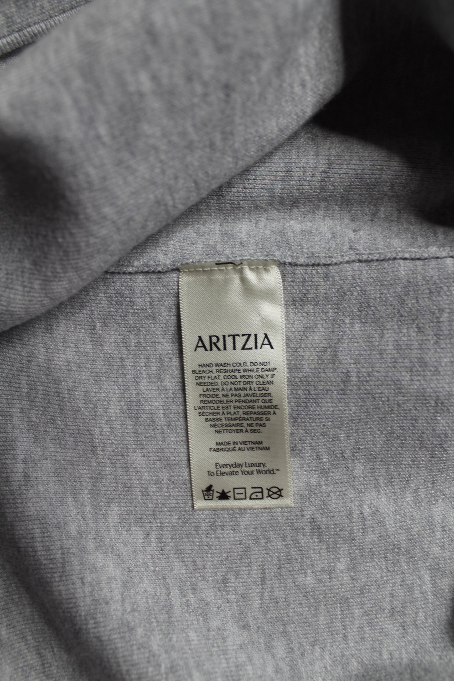 Aritzia Babaton light grey 'ty' long open front cardigan, size small (relaxed fit)