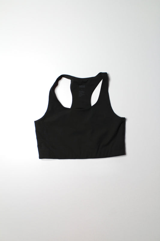 Girlfriend Collective black sports bra, size medium