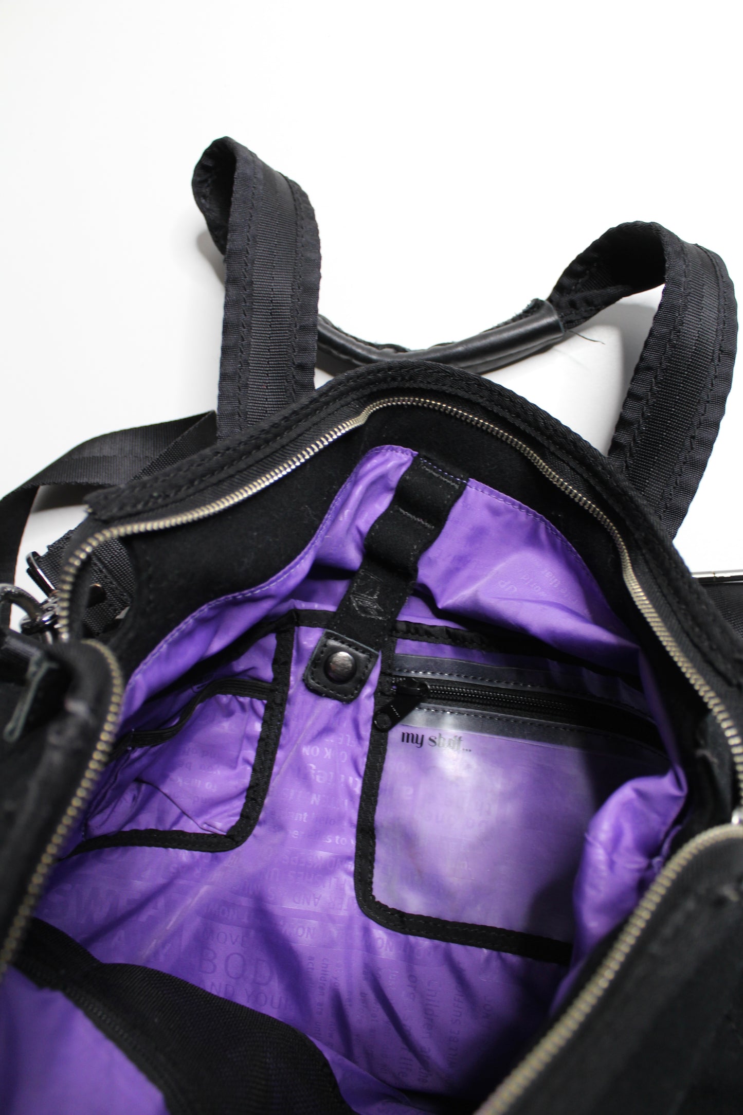 Lululemon black gym/laptop bag