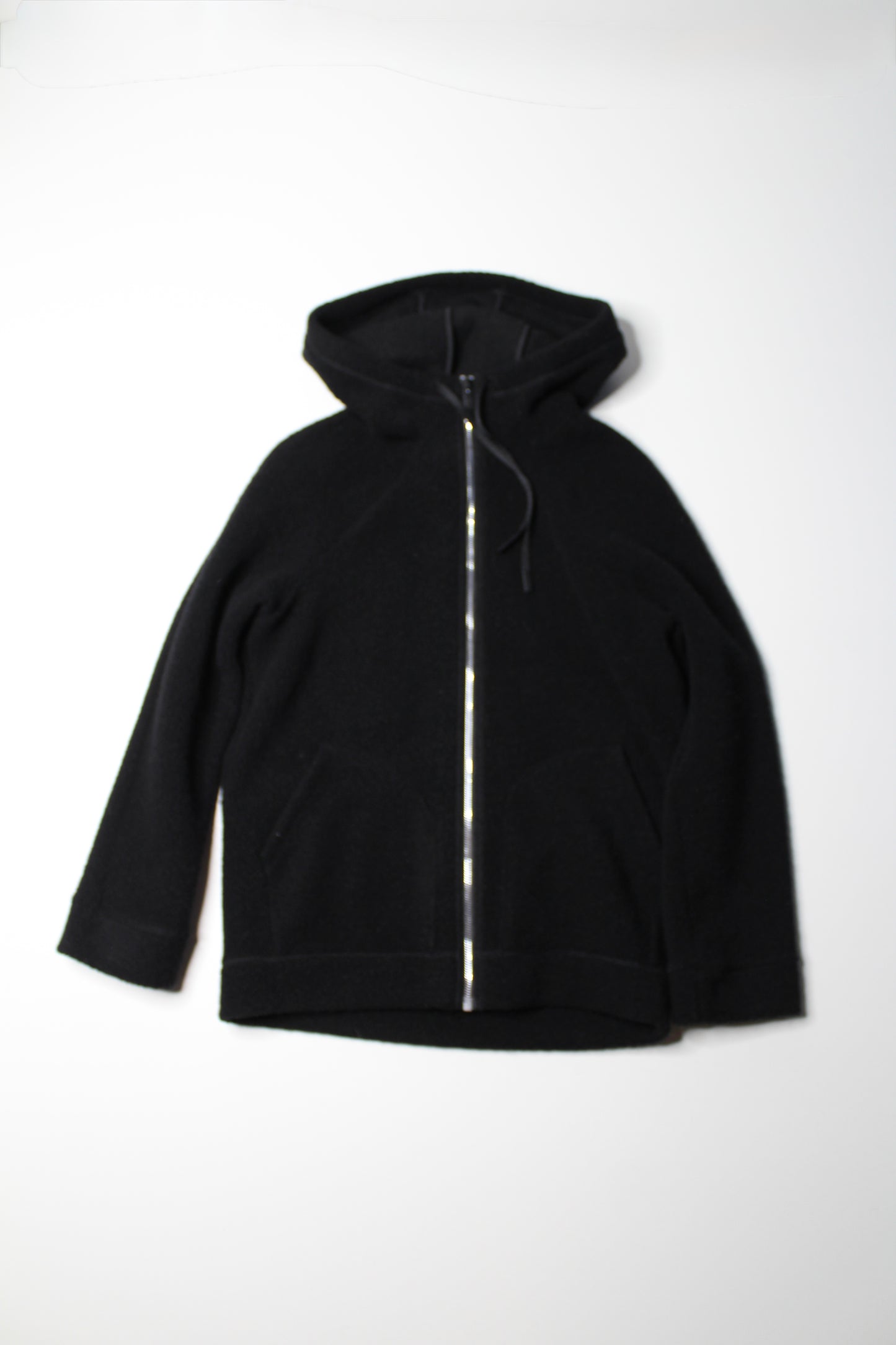 Lululemon black oversized ‘so sherpa’ hooded jacket, size 2 (fits 2/4) (sale: was $68)