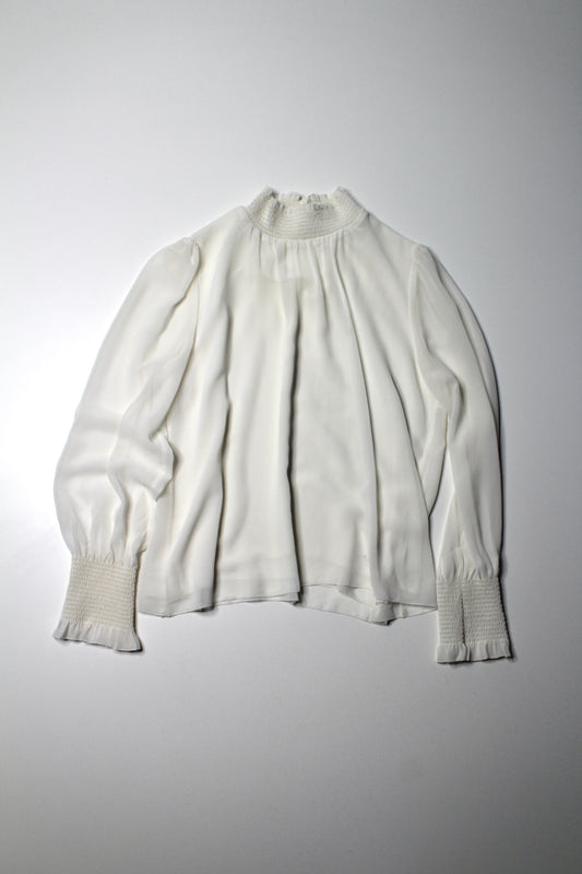 Aritzia wilfred cream 'valencia' blouse, size small