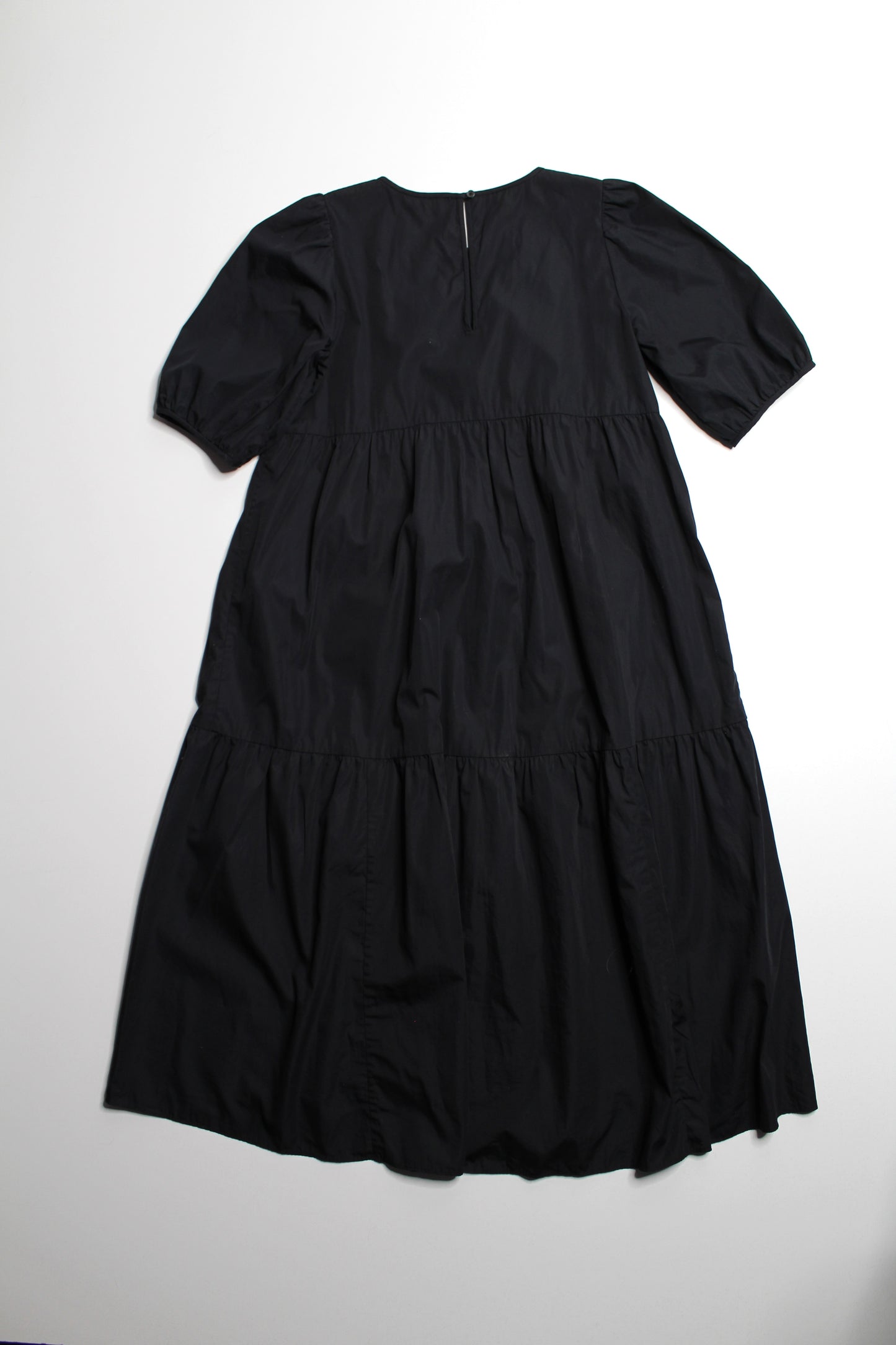 Aritzia Wilfred black poplin midi dress, size xs (oversized fit)