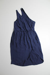 BCBG Generation blue night one shoulder dress, size large  (additional 50% off)