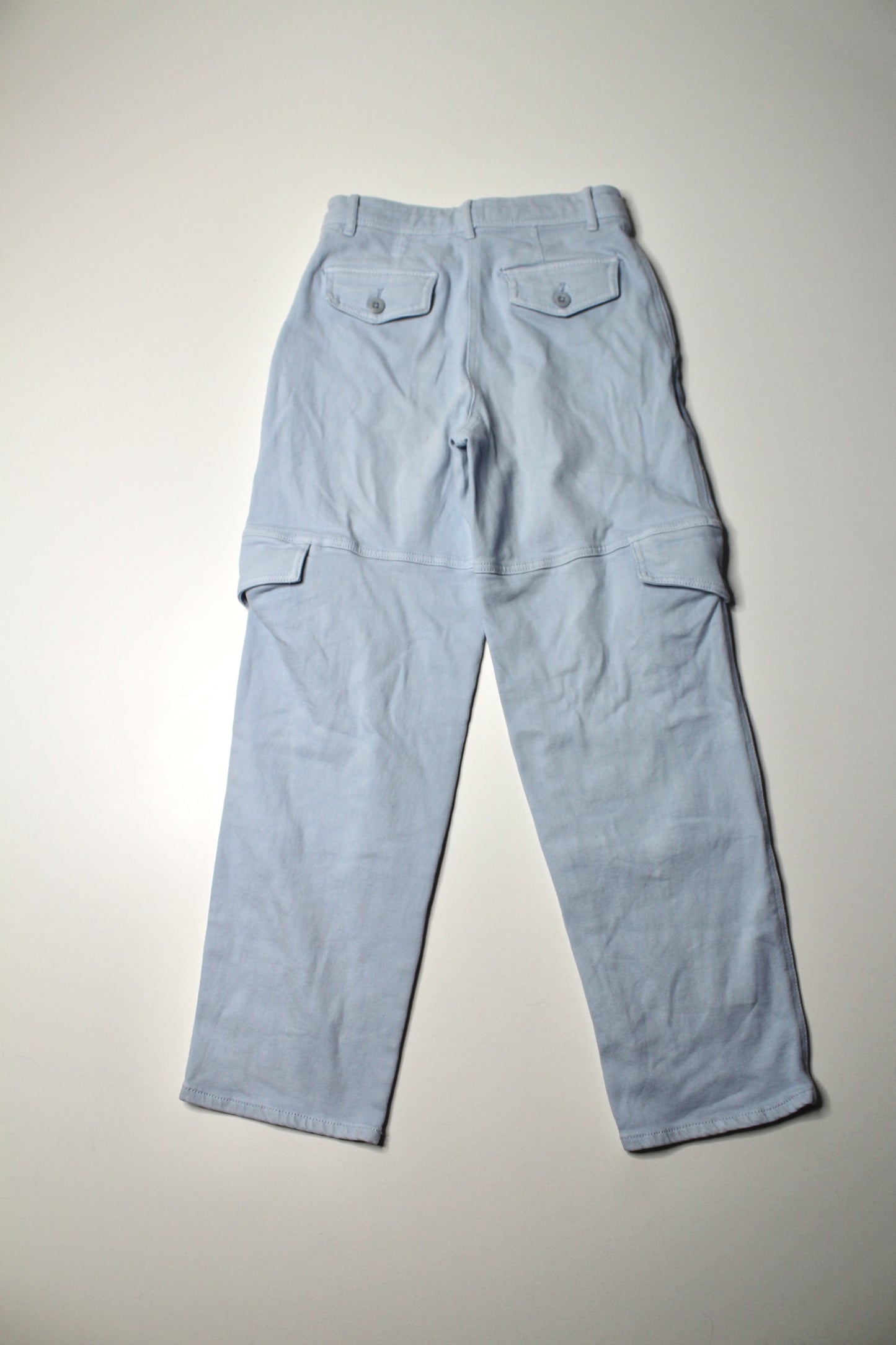 Aritzia Wilfred Free light blue straight leg cargo style pant, size 0
