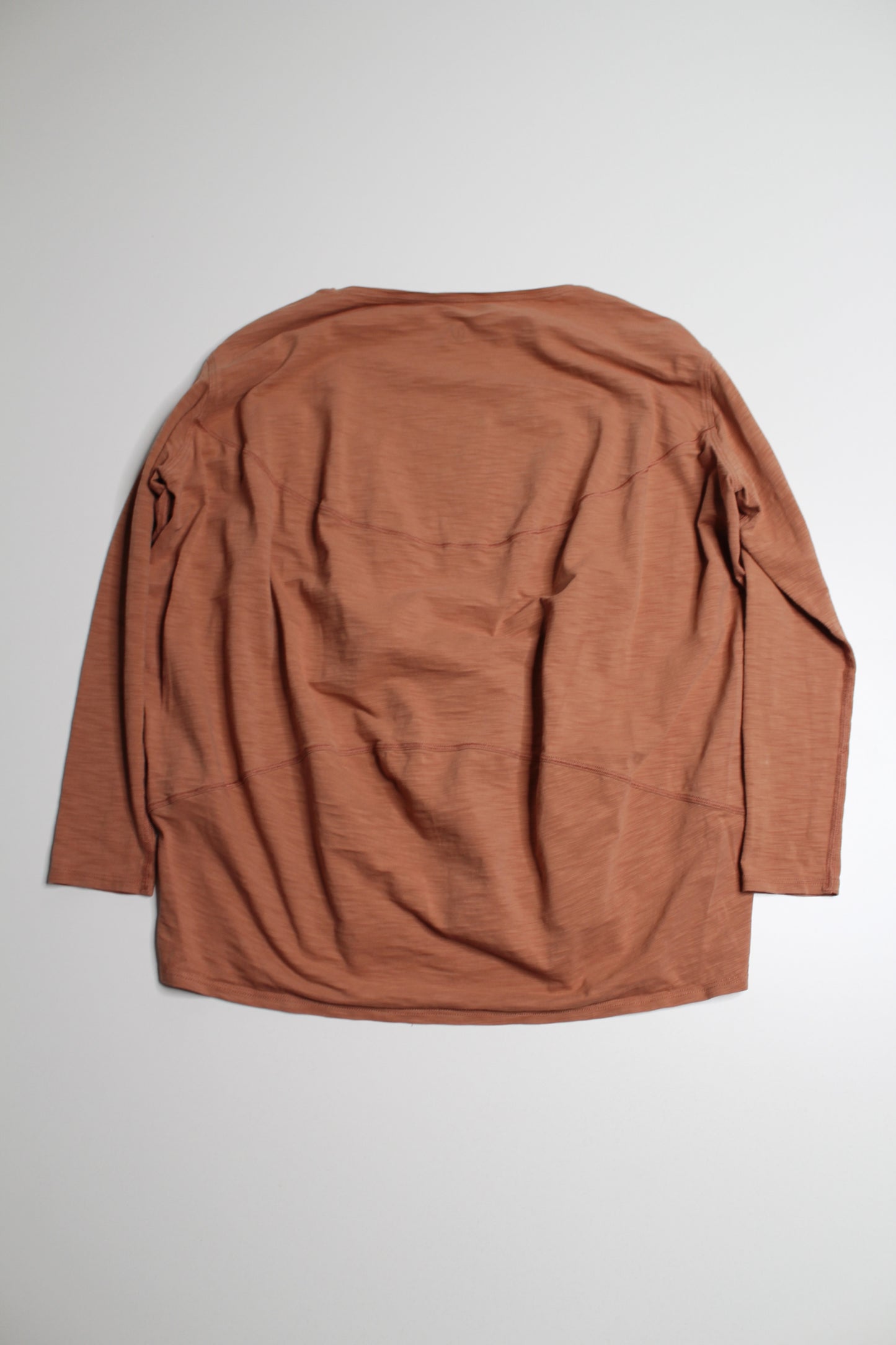 Lululemon desert sun back in action long sleeve, size 2 (oversized fit) (price reduced: was $36)